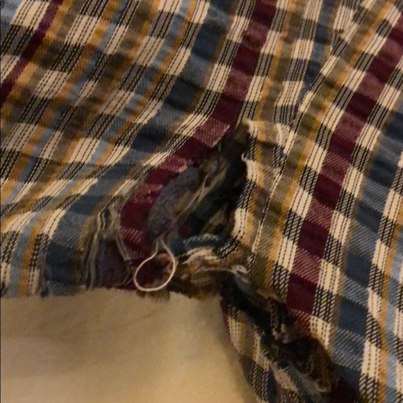 Vintage unique plaid jacket 3/4 length sleeves - Picture 5 of 8